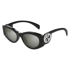 A1125Z New GUCCI Black Square GG1691S 001 Sunglasses Women